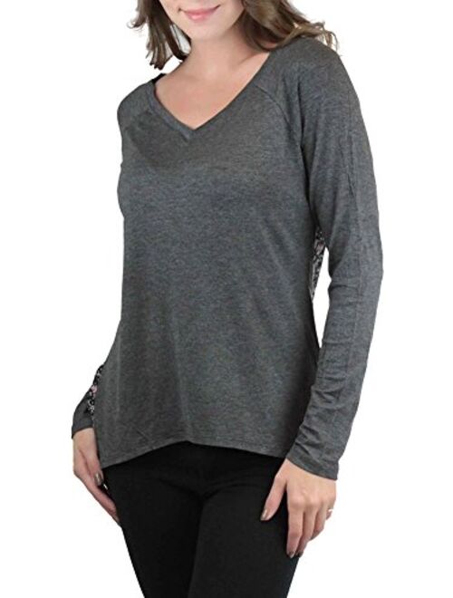 ToBeInStyle Women's V-Neck Long Sleeve Top