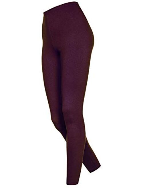 OssaFashion Girls Winter Thick Heavy Warm Cotton Full Ankle Length Leggings