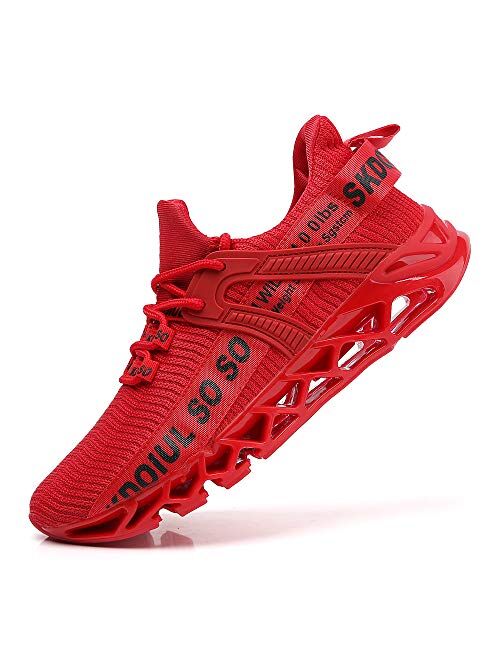 TSIODFO Men Sport Athletic Running Walking Shoes Runner Jogging Just So So Sneakers