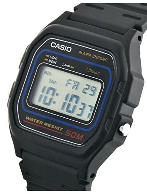 Casio W-59-1VQES Alarm/Chronograph Watch