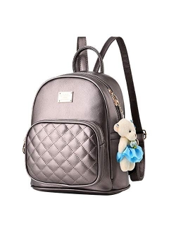 Leather Backpack Purse Satchel School Bags Casual Travel Daypacks for Womens