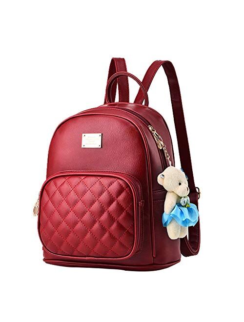 Leather Backpack Purse Satchel School Bags Casual Travel Daypacks for Womens