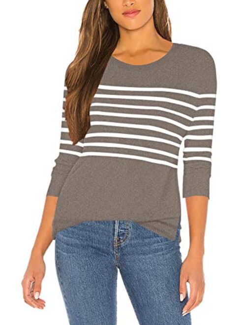 Sovoyontee Women's Soft Warm Basic Thin Shirt Sweaters for Work