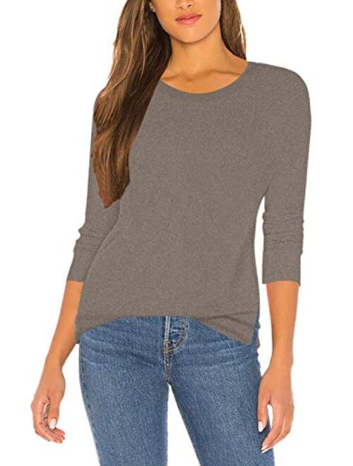 Sovoyontee Women's Soft Warm Basic Thin Shirt Sweaters for Work