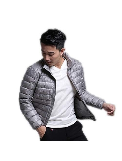 Lightweight Men'S Jackets Winter Resistant Puffer Packable Down Jackets Packable Coat