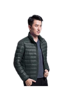 Lightweight Men'S Jackets Winter Resistant Puffer Packable Down Jackets Packable Coat