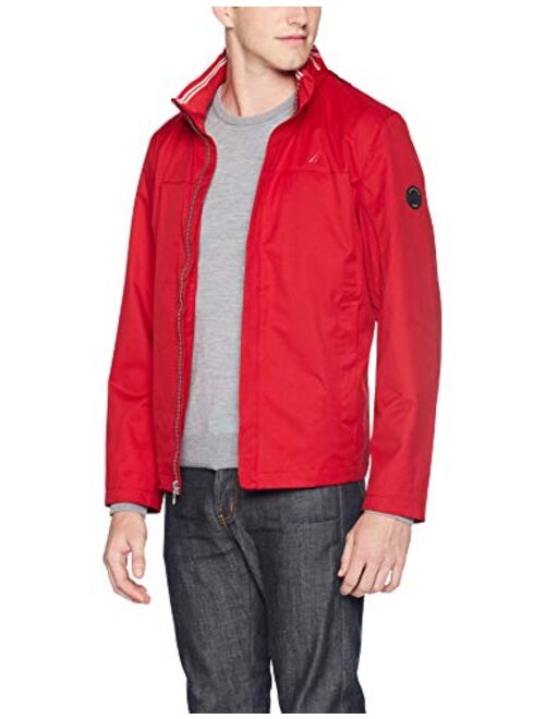 Nautica Men's Classic Fit Embroidered Levy Bomber Jacket Coat