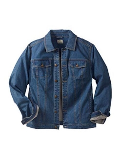 Liberty Blues Men's Big and Tall Denim Jacket