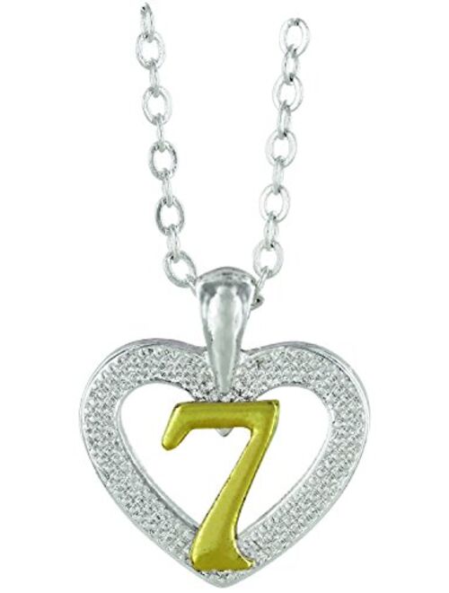 It's My Year Child's Number Pendant, 7Th Birthday, One Size