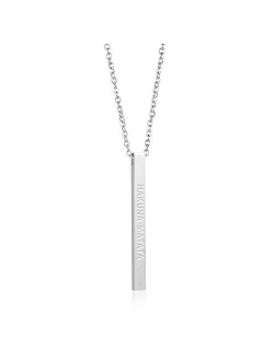 Joycuff Friendship Necklace Jewelry for Friends Women Inspirational Vertical Bar Pendants Jewellery Gift for Teen Girls