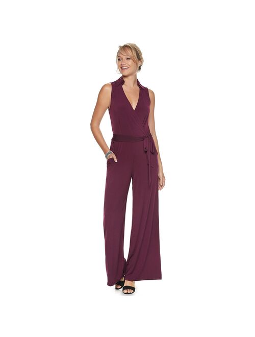 Women's Nina Leonard Wide-Leg Jumpsuit