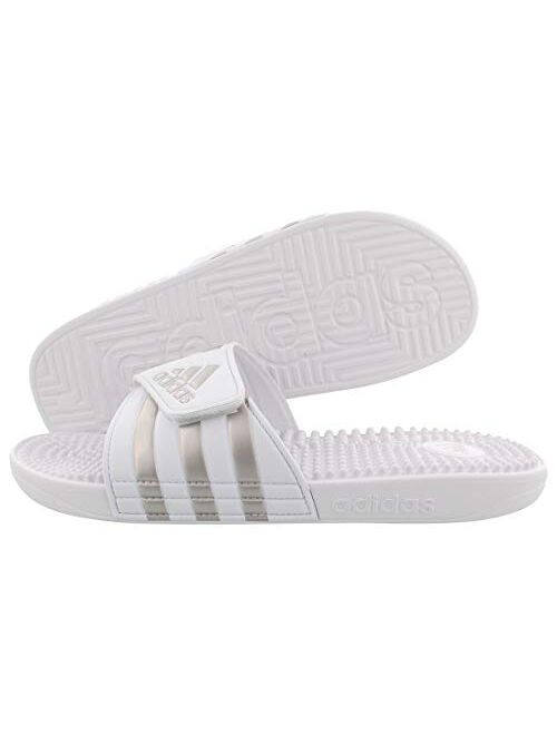 adidas Men's Adissage Sandal Run White/Graphite/Run White