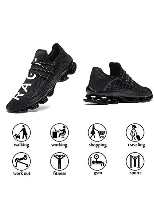 Ahico Mens Running Sneakers Walking Shoes Mesh Breathable Lightweight Tennis Comfortable Sport Casual Athletic Workout