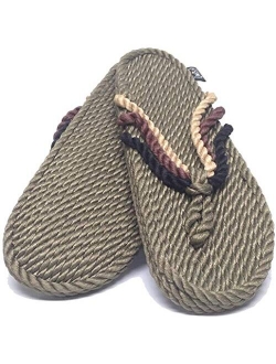 Nomadic State of Mind San Juan Sandal - Handmade Rope Shoes Machine Washable Comfortable, Colorfast & Lightweight Vegan Friendly for Women & Men