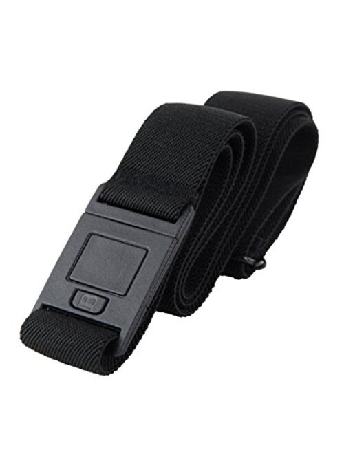 The Square Adjustable No Show Flat Buckle Belt by Beltaway, Comfortably Holds Your Pants Up