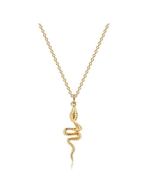 Mevecco Gold Dainty Cross Necklace 14K Gold Plated Cute Shark Tooth Evil Eye Snake Bar Opal Goddes Sun Coin Anchor Pendant Simple Minimalist Delicate Handmade Boho Person