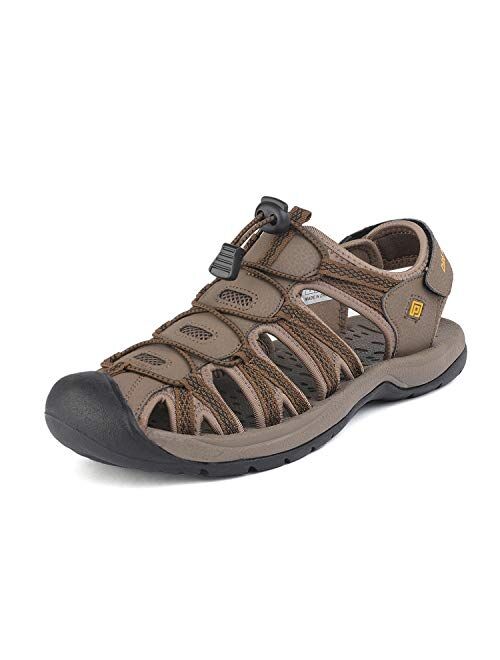 DREAM PAIRS Men's 160912-M-NEW Adventurous Summer Outdoor Sandals