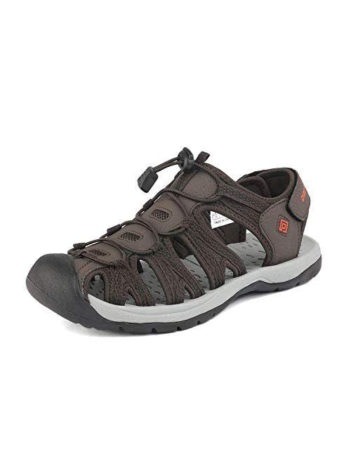 DREAM PAIRS Men's 160912-M-NEW Adventurous Summer Outdoor Sandals