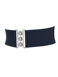 FASHIONGEN - Wide Waist Elasticated Woman Belt Made in France, GLORIA