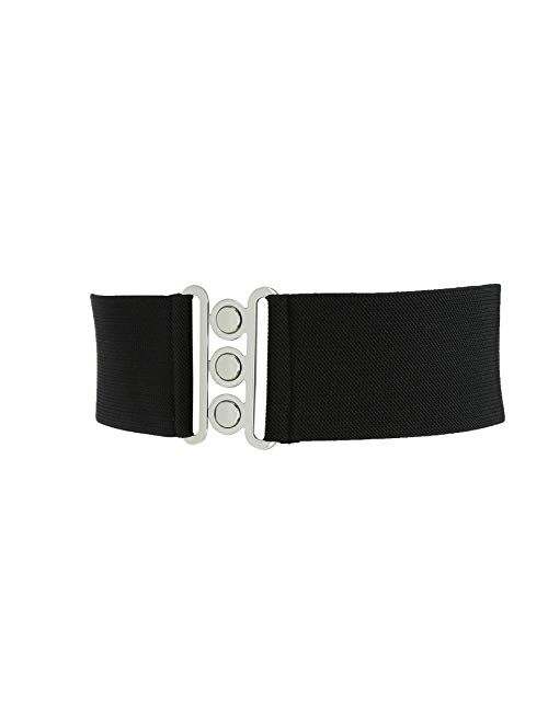 FASHIONGEN - Wide Waist Elasticated Woman Belt Made in France, GLORIA