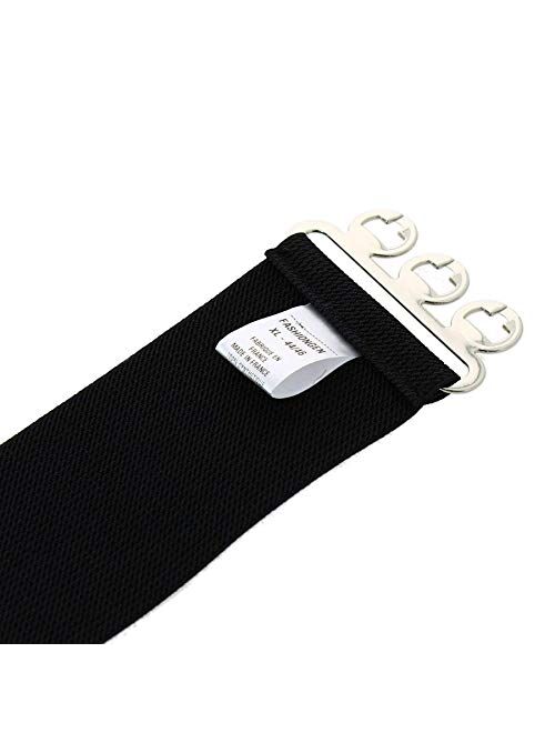 FASHIONGEN - Wide Waist Elasticated Woman Belt Made in France, GLORIA