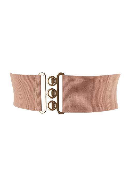 FASHIONGEN - Wide Waist Elasticated Woman Belt Made in France, GLORIA