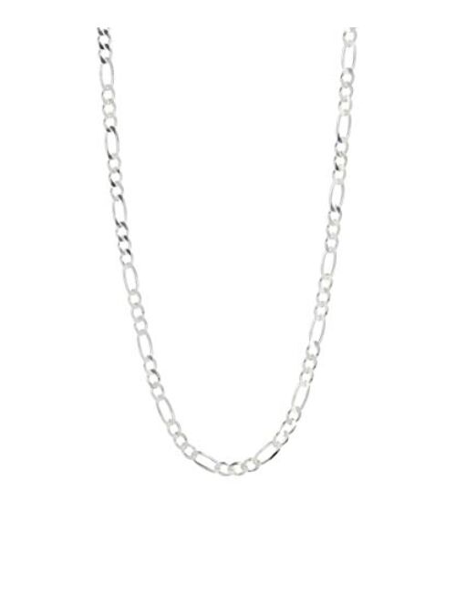 Pori Jewelers 925 Sterling Silver Figaro Chain Necklace - 4mm-10.5mm - Made in Italy - Lobster Claw