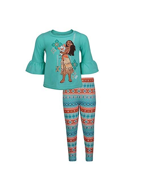 Disney Moana Girls Top and Leggings Set