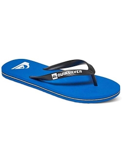 Men's Beach & Pool Flip-Flops, Black, Womens 10