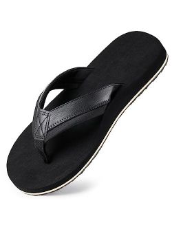 Harvest Land Mens Sandals Flip Flops Thong with Arch Support Comfortable Beach Slippers Summer Shoes Size 7-13