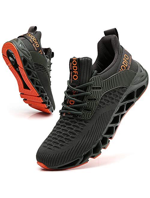 SKDOIUL Men Sport Running Shoes Mesh Breathable Trail Runners Fashion Sneakers