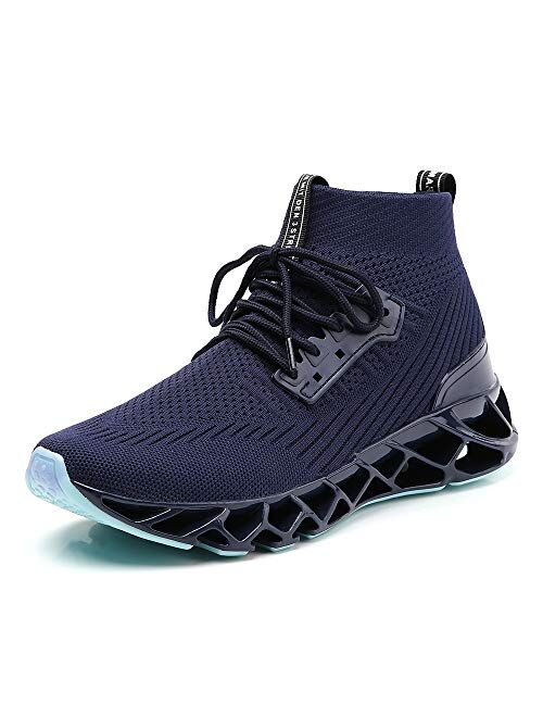 SKDOIUL Men Sport Running Shoes Mesh Breathable Trail Runners Fashion Sneakers