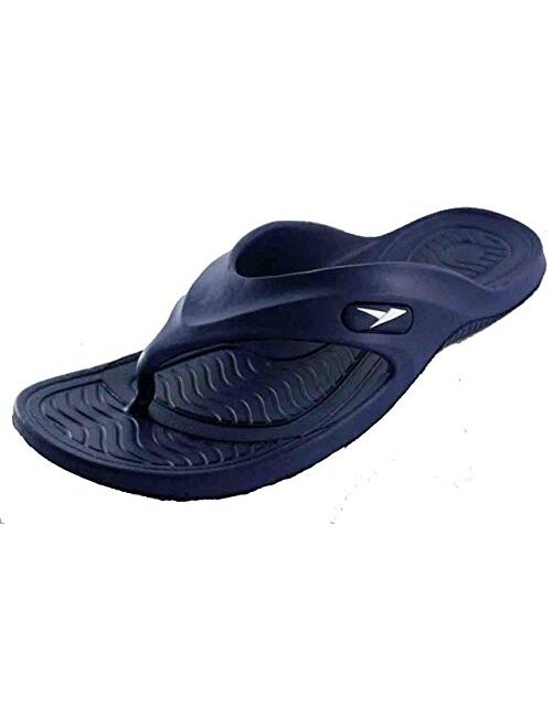 Gear One Men's Rubber Sandal Slipper Comfortable Shower Beach Shoe Slip On Flip Flop