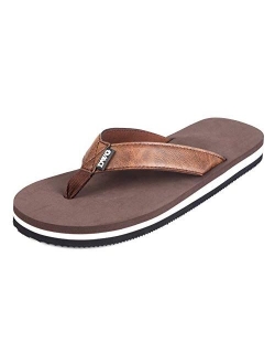 Men's Flip Flops Beach Sandals Lightweight EVA Sole Comfort Thongs