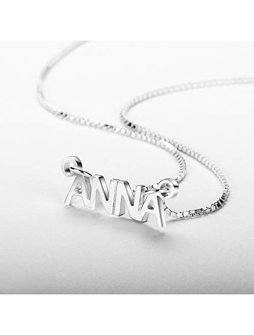 Bo&Pao Name Necklace in 925 Sterling Silber with 1 Name
