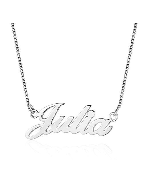 Bo&Pao Name Necklace in 925 Sterling Silber with 1 Name