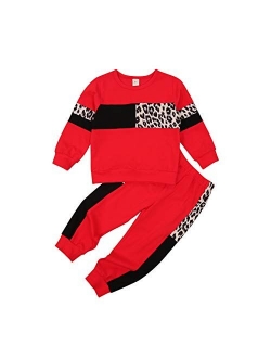 Toddler Girl Clothes Long Sleeves Shirt and Pants Outfit Toddler Girl Spring Fall Winter Clothing Set