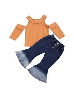 Toddler Girl Clothes Long Sleeves Shirt and Pants Outfit Toddler Girl Spring Fall Winter Clothing Set