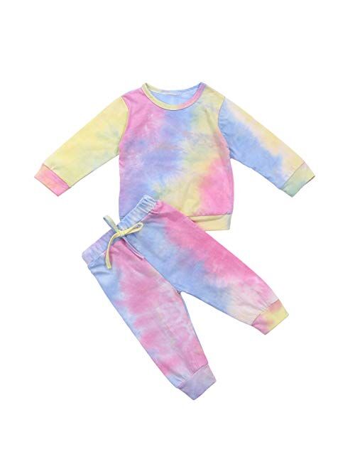 Toddler Girl Clothes Long Sleeves Shirt and Pants Outfit Toddler Girl Spring Fall Winter Clothing Set