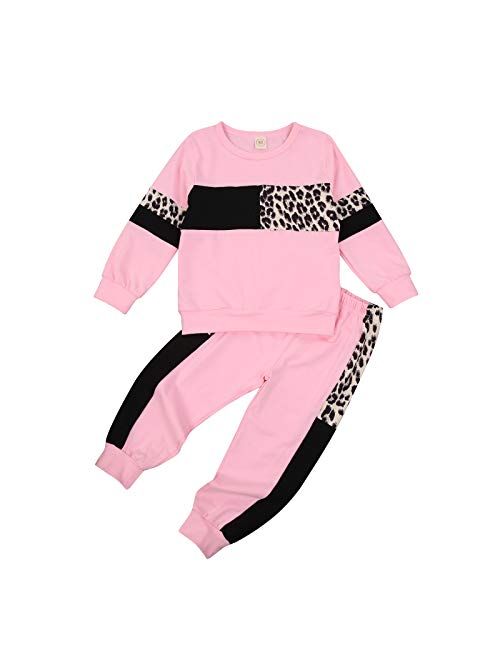 Toddler Girl Clothes Long Sleeves Shirt and Pants Outfit Toddler Girl Spring Fall Winter Clothing Set