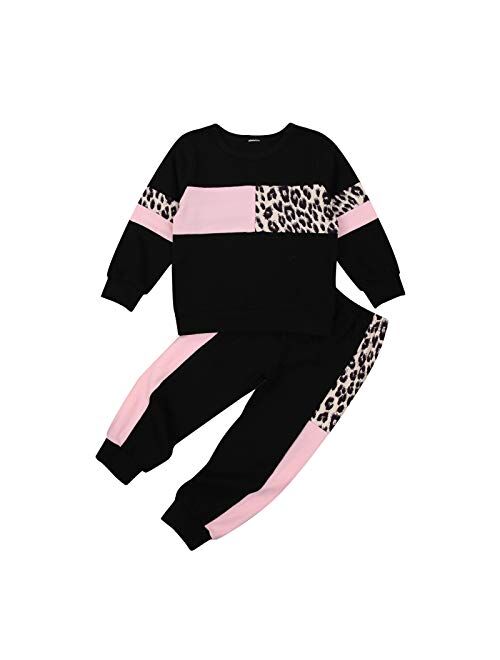 Toddler Girl Clothes Long Sleeves Shirt and Pants Outfit Toddler Girl Spring Fall Winter Clothing Set