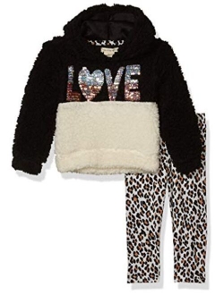 One Step Up Girls' Fleece Top and Legging Set