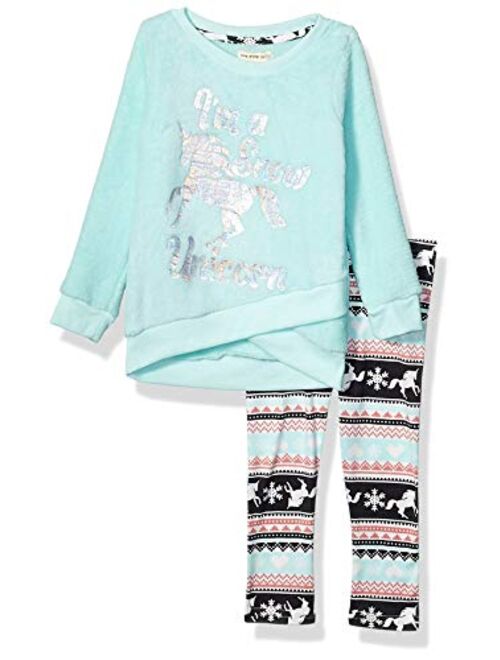 One Step Up Girls' Fleece Top and Legging Set