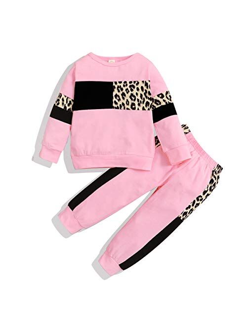 Toddler Baby Girls Clothes Infant Long Sleeve Ruffles Shirt Tops + Long Pants Fall Winter Outfits for Girl