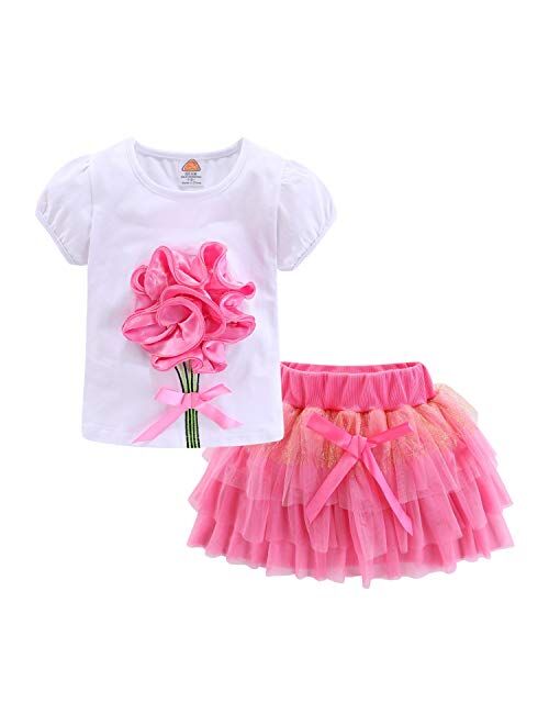 Mud Kingdom Little Girls Outfits Cute Summer