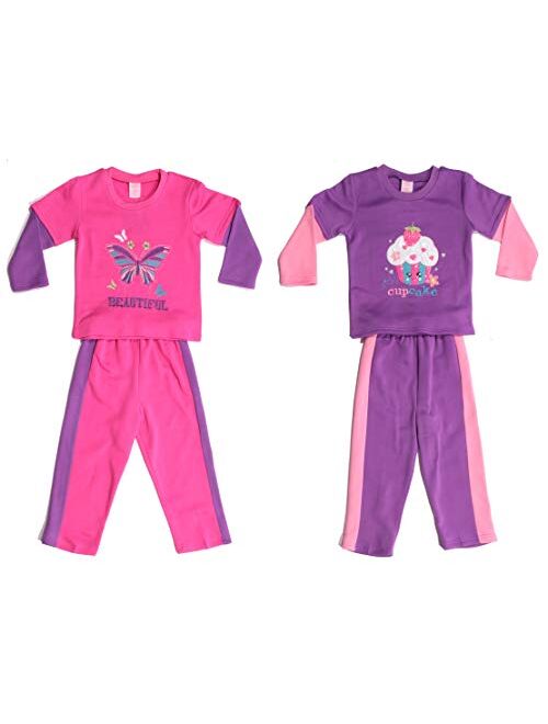 Just Love Girls Two Piece Fleece Set (Pack of 2)