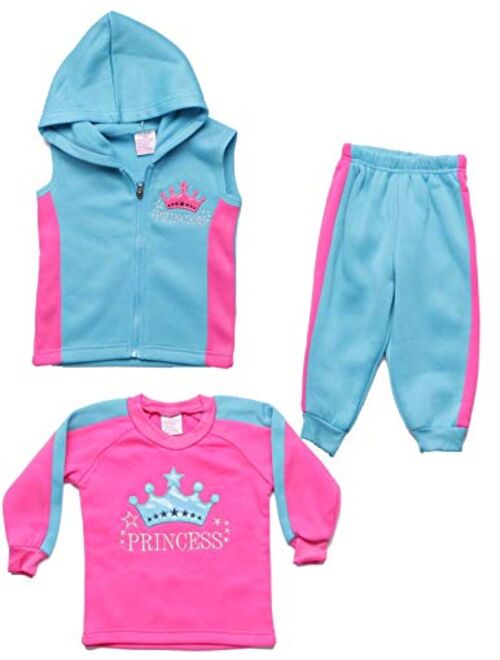 Just Love Girls Three Piece Fleece Set