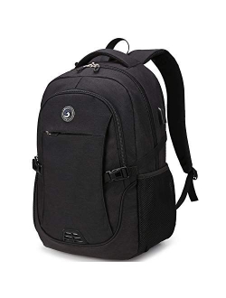 Travel Laptop Backpack with usb Charging Port for Women & Men School College Students Backpack Fits 15.6 Inch Laptop