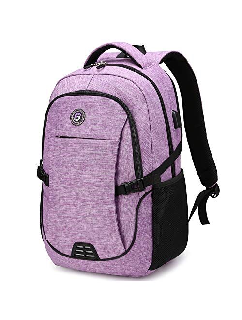 Travel Laptop Backpack with usb Charging Port for Women & Men School College Students Backpack Fits 15.6 Inch Laptop