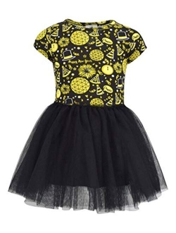 Unique Baby Girls Everyday Tulle Short Sleeve Toddler Tutu Dress Skirt Set